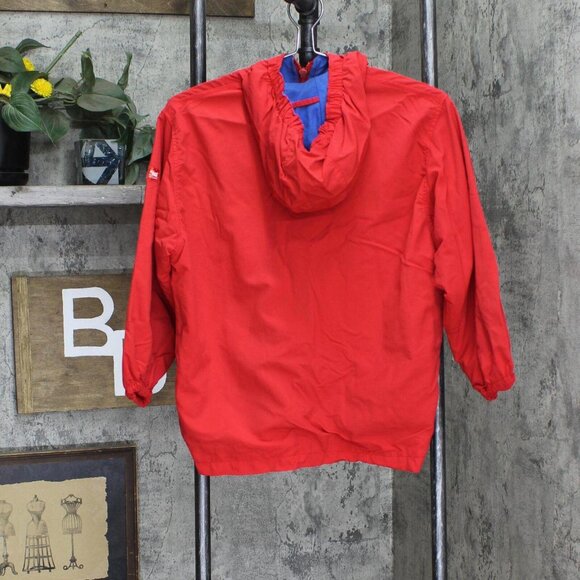 Widgeon Womens Lined Nylon Vintage Rain Jacket Coat 1667e32d878432 Red / Blue M - Picture 2 of 7